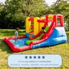 Bounceland Jump and Splash Adventure Bounce House or Water Slide All in one, Large Pool, Fun Bouncing Area with Basketball Hoop, Long Slide with Climbing Wall, UL Certified Blower Included view 4