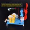 EUDAX DIY Dynamo Lantern Educational STEM Building Toy, Hand Cranked Power Generator,Generators Science Kit, Light Bulb Science Experiments Kits for Kids Age view 4