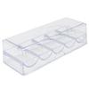 Brybelly Acrylic Poker Chip Rack/Tray with Covers (Set of 10), Clear view 2