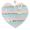 17" Gender Reveal Pinata Heart Shaped Pink Blue & Gold Color Valentine's Day Gender Reveal view 1