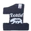20" Tall Wild One Black Number One Pinata with White Bear Accent For First Birthday Lumberjack Themed Too Wild view 1