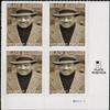 2002 LANGSTON HUGHES ~ AUTHOR ~ BLACK HERITAGE ~ ACTIVIST ~ BLACK HISTORY #3557 Plate Block of 4 x 34 US Postage Stamps view 1