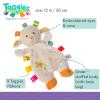 Taggies Sherbet Lamb Lovey Toy, 12 Inch (Pack of 1) view 3