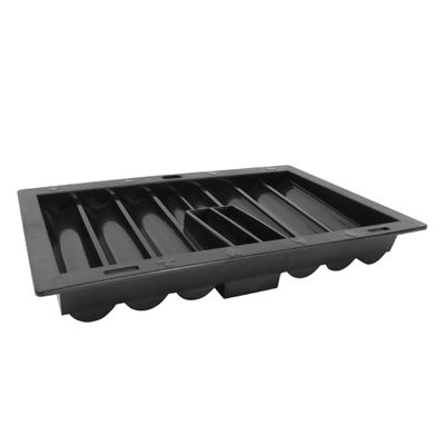 GSE Games & Sports Expert Casino Poker Chip Tray, Holds 300 Chips, Las Vegas Style Dealer Table Chips Holder for Poker Chips