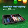 GSE Games & Sports Expert Casino Poker Chip Tray, Holds 300 Chips, Las Vegas Style Dealer Table Chips Holder for Poker Chips view 3
