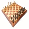 16" X 16 Collectible Acacia Wood Chess Game Board Set+Brass Pieces view 2