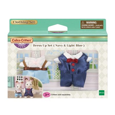 Calico Critters Town Dress up Set for 36 months to 96 months (Navy & Light Blue)
