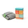 8 Piece Tegu Pocket Pouch Magnetic Wooden Block Set, Sunset view 1