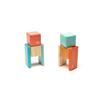 8 Piece Tegu Pocket Pouch Magnetic Wooden Block Set, Sunset view 4