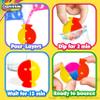 Creative Kids Magic Bouncy Balls - DIY STEM Toys - Science Kit for Kids - 25 Multicolor Bags & 5 Molds Makes Up to 43 Balls view 2