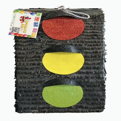 20" Tall Traffic Light Piata Red Yellow Green Light Stop Sign Happy Birthday Piata Large Traffic Light Piata Red Yellow Green Light Stop Sign Happy Birthday Piata