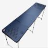 Blank Black Plain Customizable Beer Pong Table with Predrilled Cup Holes view 1