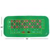 GSE Games & Sports Expert Casino Roulette Tabletop Layout Mat with Carrying Bag, Non-Slip Rubber Roulette Table Top Mat for Family/Friends Parties, Casino Night view 2