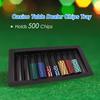 GSE Games & Sports Expert Casino Poker Chip Tray, Holds 500 Chips, Las Vegas Style Dealer Table Chips Holder for Poker Chips view 3