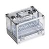 GSE Games & Sports Expert Acrylic Poker Chip Case with 6 Chip Trays, Holds 600 Chips, Casino Grade Poker Chips Holder for Poker Chips view 1