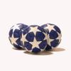 Zeekio Satellite Juggling Ball Set of 3 - Millet filled-67mm-125g - Great Grip - 12 Panel- 3 Ball (Blue with White Stars) view 1
