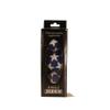 Zeekio Satellite Juggling Ball Set of 3 - Millet filled-67mm-125g - Great Grip - 12 Panel- 3 Ball (Blue with White Stars) view 2