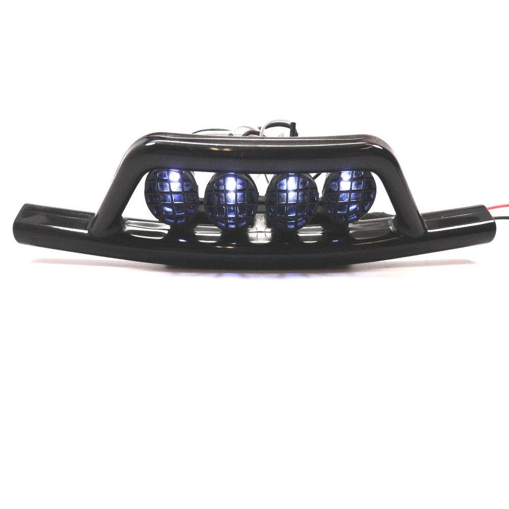 Apex RC Products / RPM RC Products Front Bumper W/LED Lights Combo - Compatible with Traxxas Slash 2WD #2004