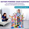 Marble Genius Automatic Chain Lift - Marble Run Accessory Add-On Set for Creating Exciting Mazes, Tracks, and Races - Endless Fun, and Creativity, Experience The Thrills of Marbles Racing view 3
