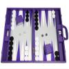 19-inch Premium Backgammon Set - Large Size - Purple Board view 1