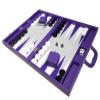 19-inch Premium Backgammon Set - Large Size - Purple Board view 3