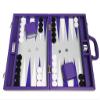 16-inch Premium Backgammon Set - Medium Size - Purple Board view 3