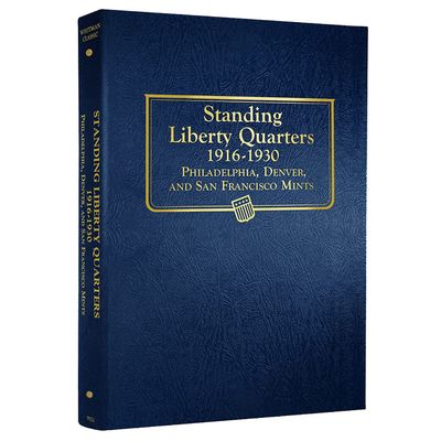 Whitman US Standing Liberty Quarter Coin Album 1916 - 1930 #9121
