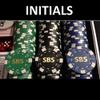 500 Ct. Holiday Custom Poker Chip Set with Your Logo or Artwork on Poker Chips and Case Included view 2