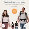 Beco Toddler Carrier (20-60 lbs) with Extra Wide Seat, 100% Cotton - Front-Carry & Backpack Style - Lightweight & Ergonomic Sling Carrier for Children from 18months - Metro Black view 4