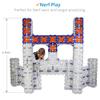 Blaster Boards - 6 Pack | Kids Fort Building Kit for Nerf Wars & Creative Play | 276 Piece Set view 2