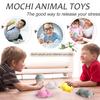 Outee 12 Pcs Mochi Animals Toys Cute Mochi Cat Stress Relief Toys Mochi Animals Party Favors for Kids Mini Animals Cat Easter Gifts for Kids Adults view 3