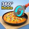 11 PCS Pizza Party Toy Play Set for Kids, Pizza Pie Pretend Play Food - Slice and Serve Plastic Kitchen Cooking and Cutting Playset view 4