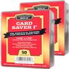Cardboard Gold Card Saver 1-100 Count - Semi Rigid Card Holder, Trading Card Protectors - PSA-Approved Cardsaver for Baseball, Trading, Sports Cards - Card Sleeves, Binder, & Storage Box Compatible view 1