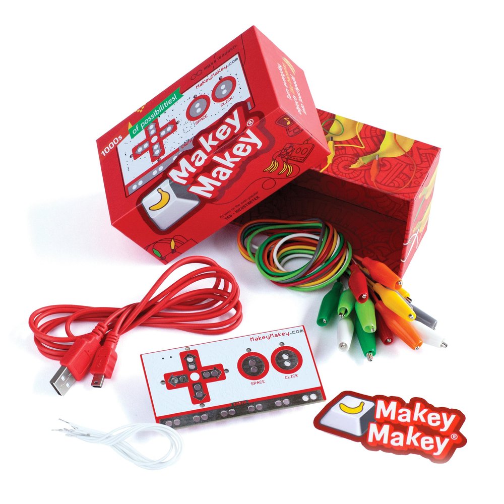 Makey Makey STEM Kit from Joylabz, Educational Science Kits, 1000s of Engineering and Computer Coding Activities, Hands-on Technology Learning Fun, Engineering Kits for Kids, STEM Kits