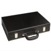 16-inch Premium Backgammon Set - Medium Size - Black Board, White and Astral Blue Points view 2