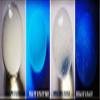 Clear UV Acrylic Contact Juggling Ball - 76mm (Appx. 3 inch) Glowing Blue Color Under UV Space view 4
