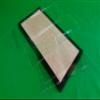 15 x 15 x 26 Inch Table Top Clear Acrylic Display Case for Dolls with LED lightings Black Frame view 2