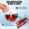 Liberty Imports RC Rescue Fire Engine Toy Truck Radio Control Electric R/C Fire Truck with Lights, Sound, Working Water Cannon Pump Shoots and Squirts Water Toys for Kids view 2