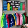 ADJOY Kids Superhero Capes and Masks for Birthday Party - Child Party Capes Bulk Pack of 28 Pcs (14 Sets) view 2