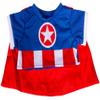 Bear Icon Hero with Cape T-Shirt Teddy Bear Clothes Fits Most 8"-10" Stuffed Animals view 1