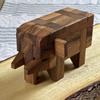 Elephant Kumiki Large - 3D Brain Teaser Wooden Puzzle view 1