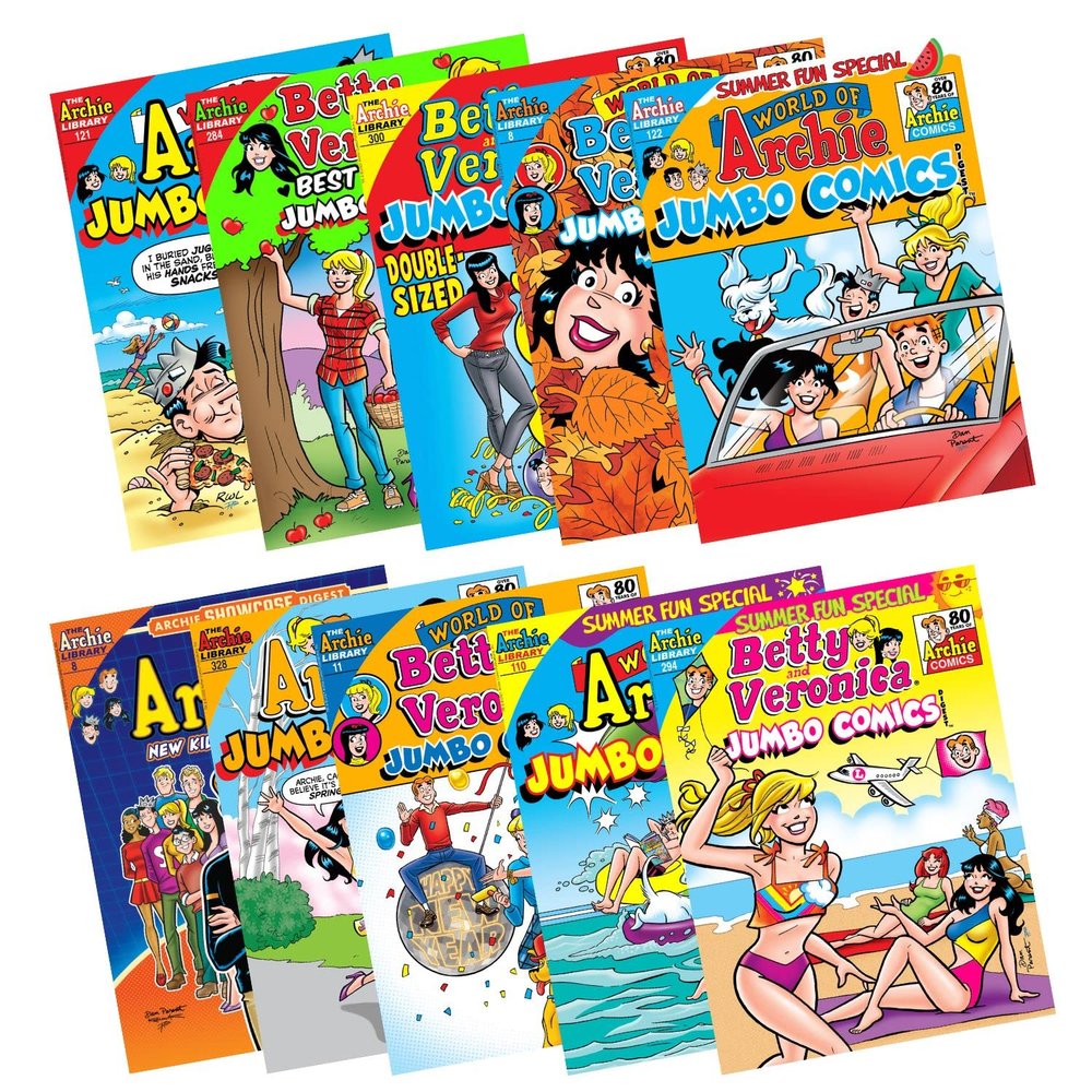 Archie Comics Digest Value Gift Pack (Includes 10 Books)