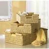 Zingz & Thingz Surf's Up Collection 3-Piece Nesting Baskets Storage Set, 21x14.5x6.5, Corn Husk, 3 Piece view 2