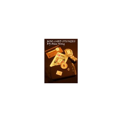 Alan Wong Mini Card Stickers (12 Sheets) Trick