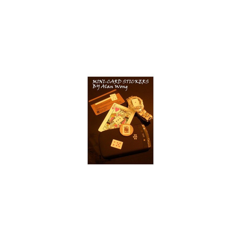 Alan Wong Mini Card Stickers (12 Sheets) Trick