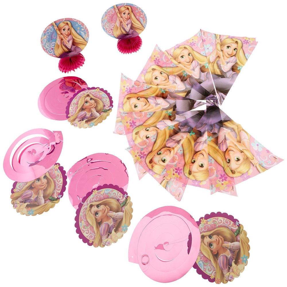 Disney's Tangled Flag Decoration Kit 7 Pack, Medium