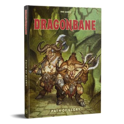 Free League Publishing Dragonbane: Path of Glory Roleplaying Adventure Expansion, Tabletop Roleplaying for Adults, Family, Teens 12+