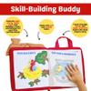Pockets of Learning Right at Home Quiet Book, Animal Activity Busy Book for Toddlers and Children view 3