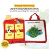 Pockets of Learning Right at Home Quiet Book, Animal Activity Busy Book for Toddlers and Children view 4