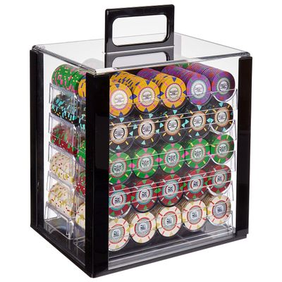 Claysmith Gaming 1000-Count 'The Mint' Poker Chip Set in Acrylic Case, 13.5gm